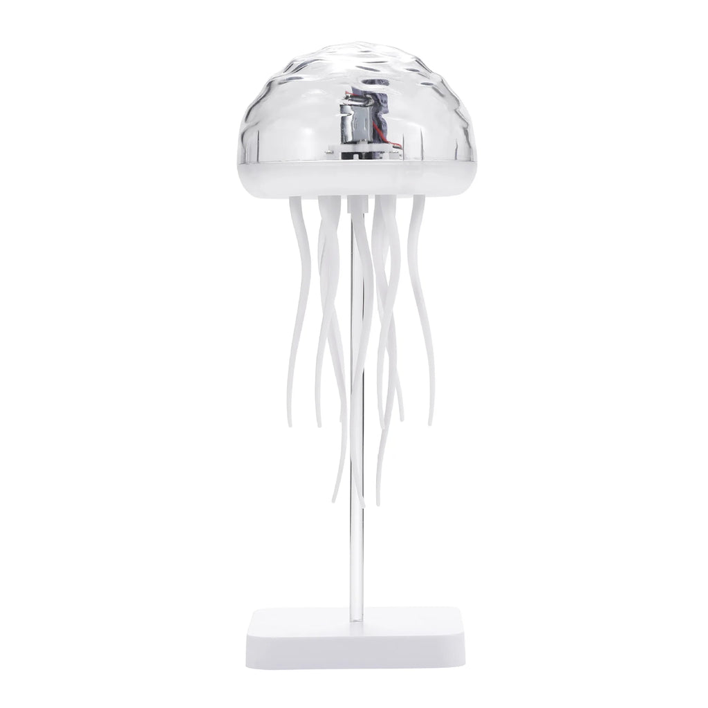 Rotating Jellyfish LED Night Light — RGB Voice Control, Bedside Decor