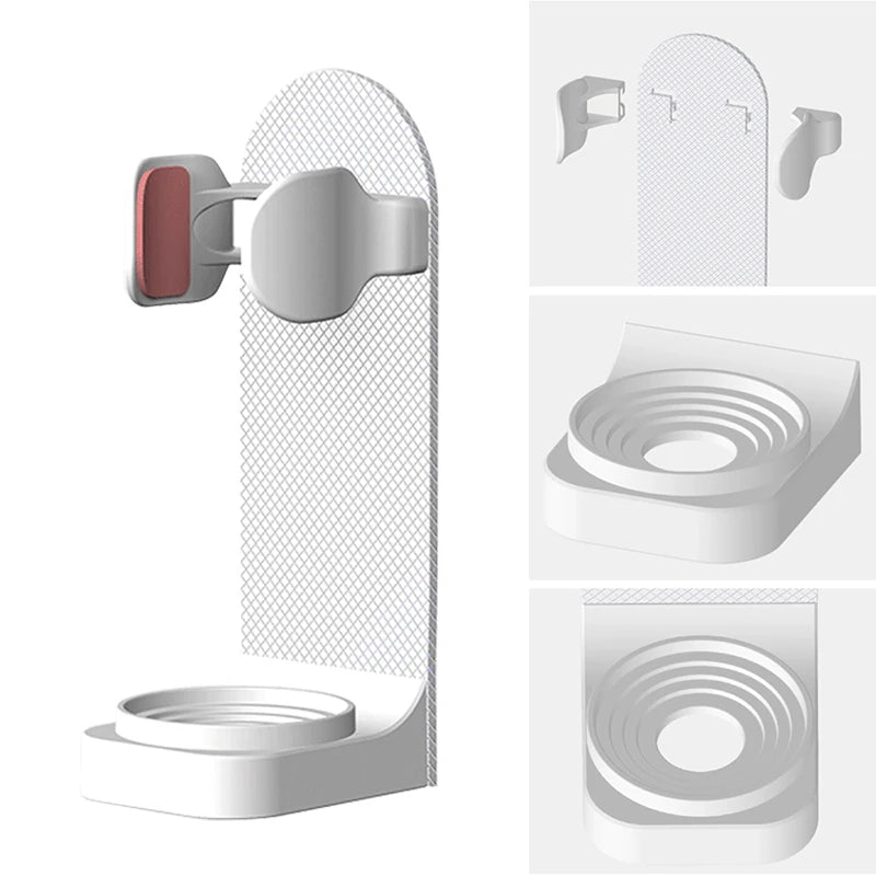 Adjustable Electric Toothbrush Holder — Silicone Non-Slip Wall Mount, Universal Fit