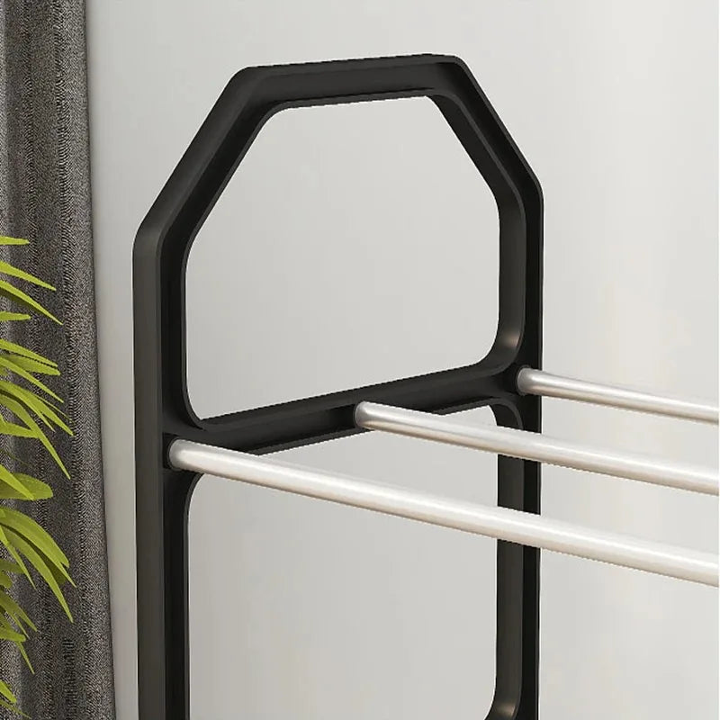 4-Tier Assembly Shoe Rack — Multifunctional Storage