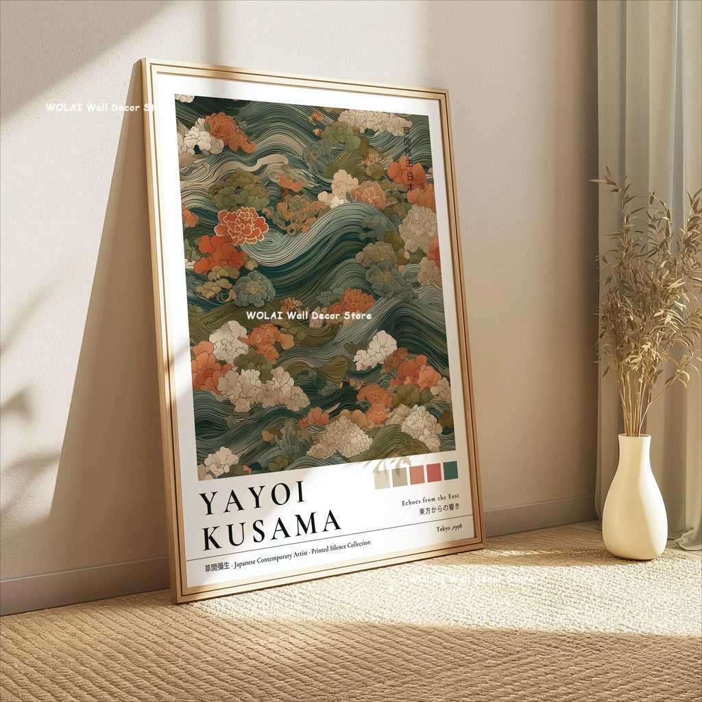 Japanese Wall Art Canvas Prints — Coral Reef, Mushrooms & Mount Fuji, Set of 1 or 3