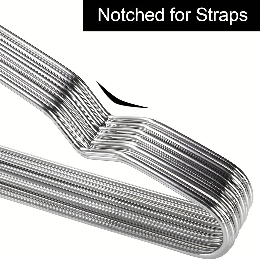 Heavy Duty Stainless Steel Clothes Hangers — Ultra Thin