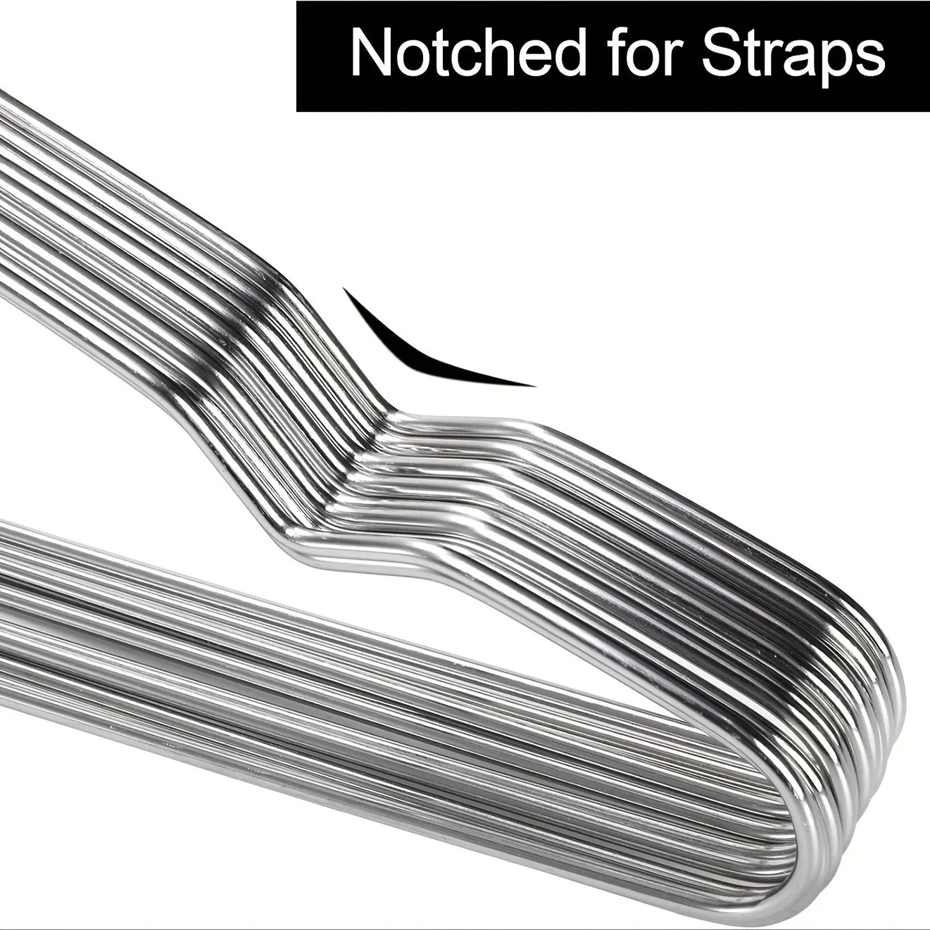 Heavy Duty Stainless Steel Clothes Hangers — Ultra Thin
