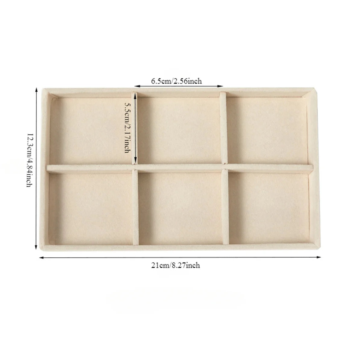 Velvet Jewelry Display Tray
