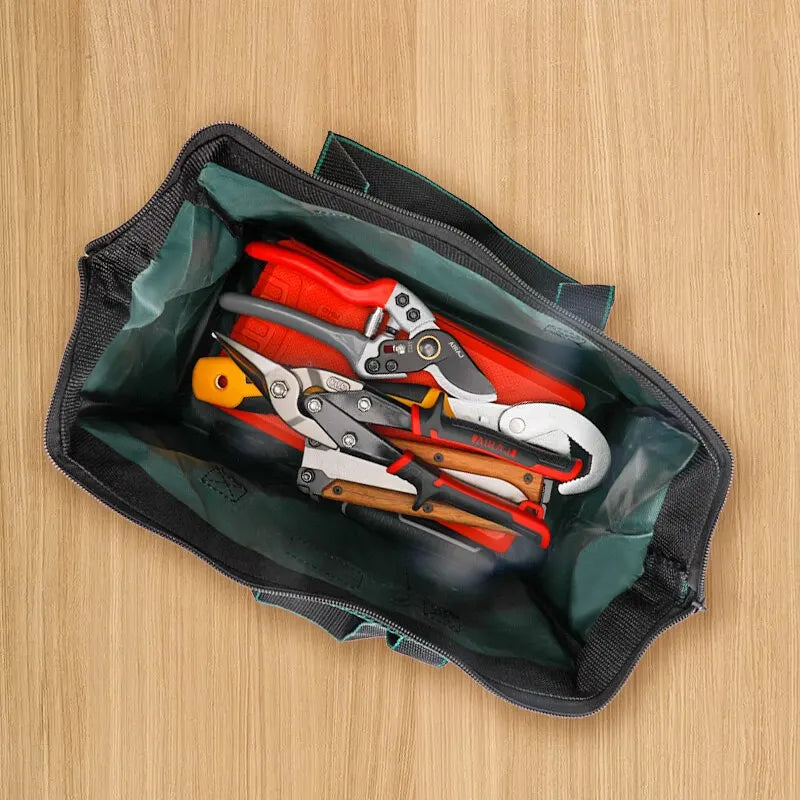 AIRAJ 13-Inch Oxford Tool Bag – Waterproof Multifunctional Storage Bag for Electricians & Woodworkers