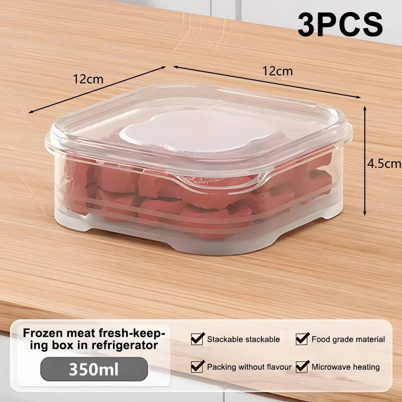 Refrigerator Frozen Meat Sub-Package Boxes — Food-Grade, Microwave Safe