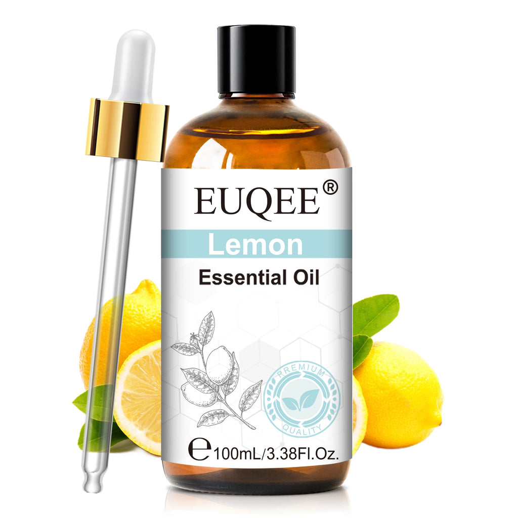 EUQEE 100ml Pure Essential Oil — Vanilla, Lavender, Cinnamon or Lemon — Diffuser & Candle Making