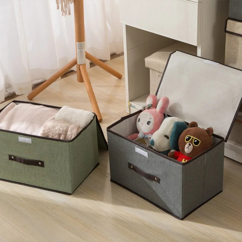 Foldable Storage Box — Dustproof Organizer
