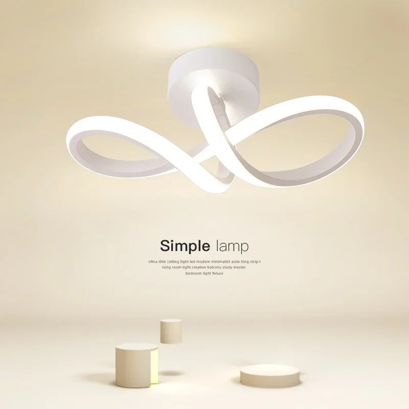 Minimalist LED Aisle Ceiling Light — 3 Colour Temperatures, Surface Mount