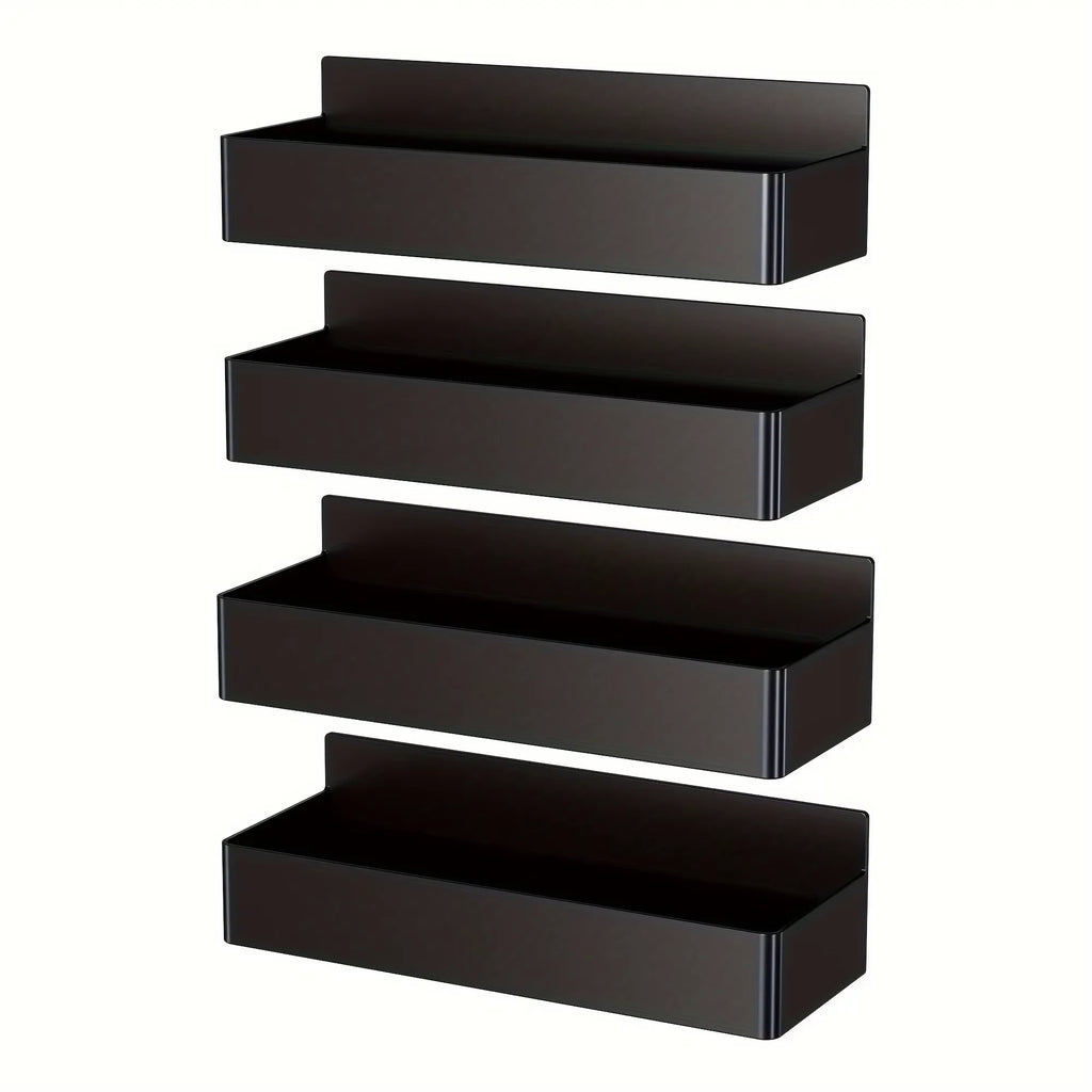 Magnetic Wall Shelf — No-Drill Storage Rack for Kitchen & Bathroom