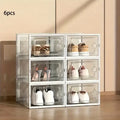Stackable Clear Plastic Shoe Storage Boxes