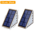 LED Solar Step & Stair Lights – IP67 Waterproof Outdoor Deck & Path Lights for Yard & Garden