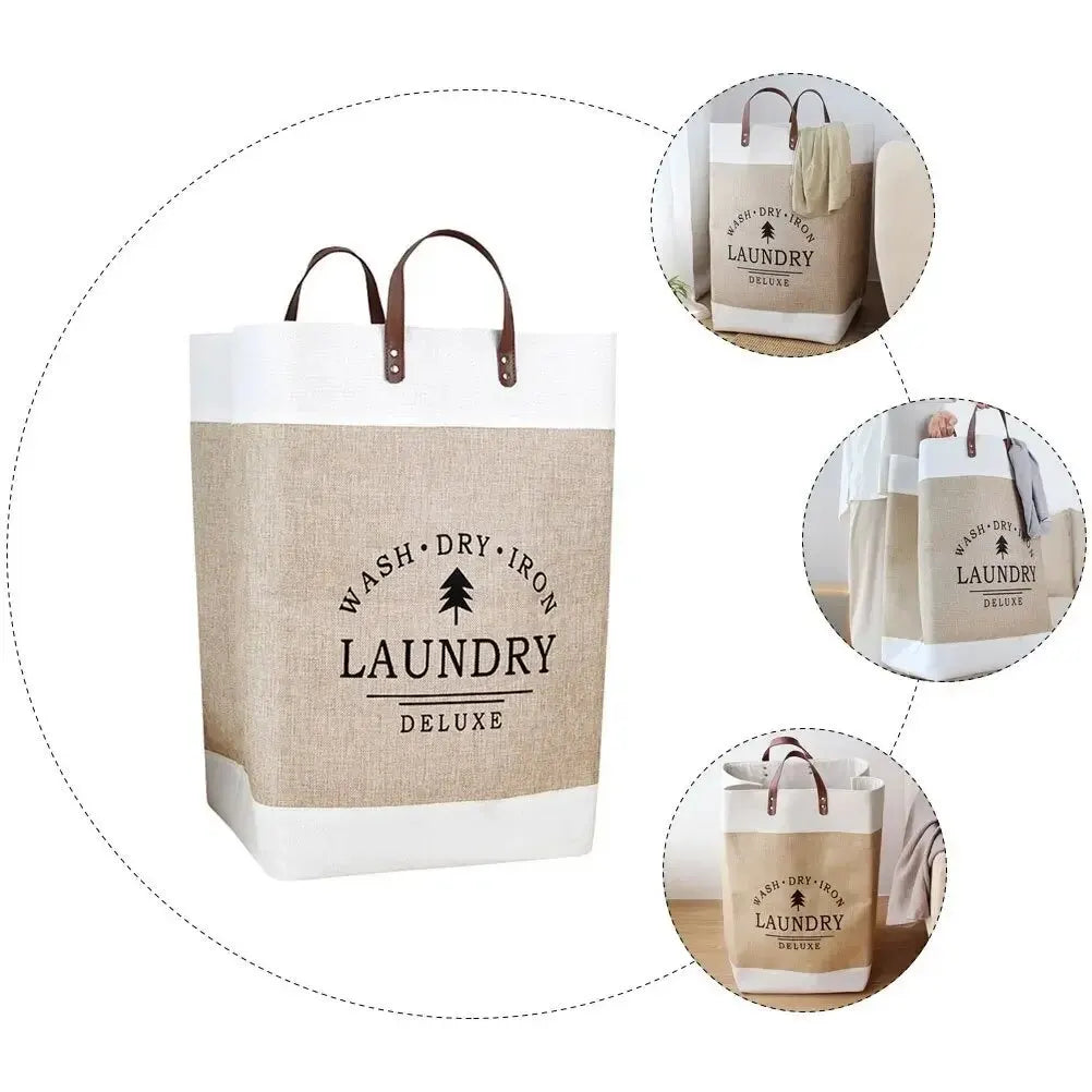 Large Foldable Fabric Laundry Basket