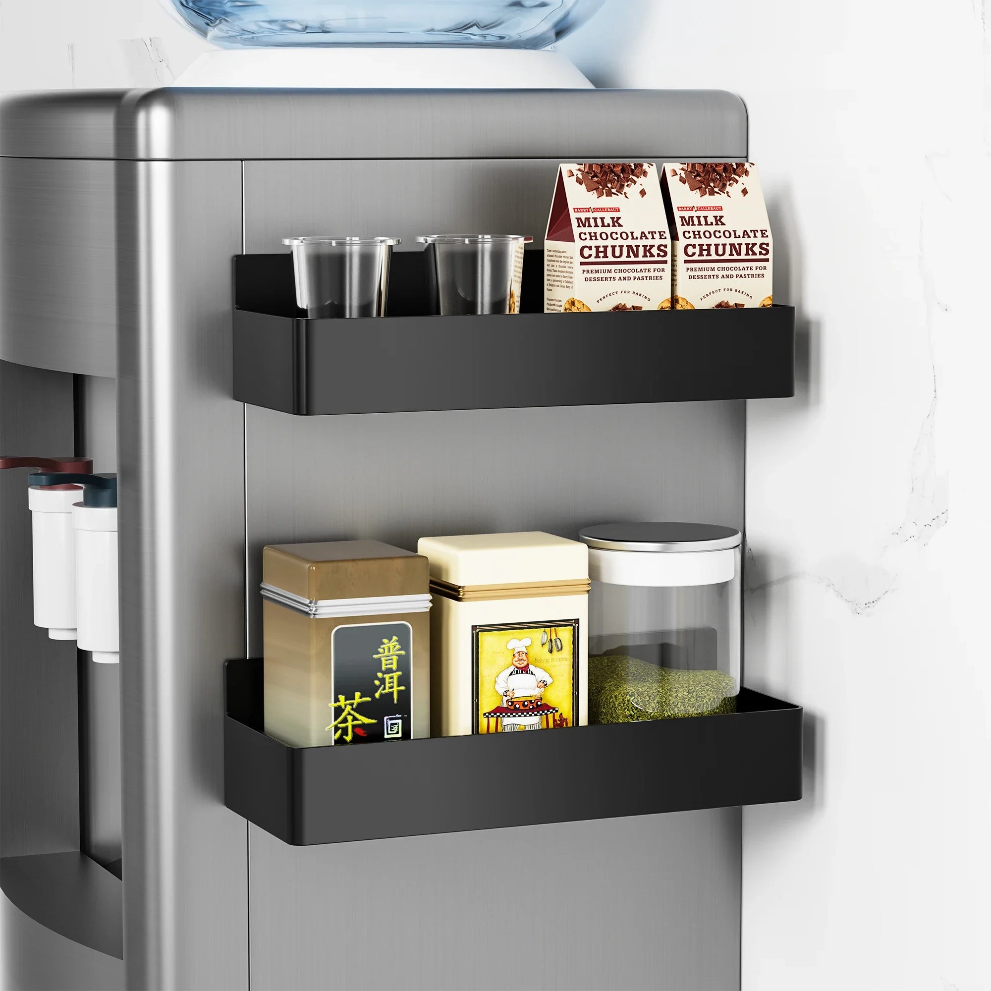 Magnetic Wall Shelf — No-Drill Storage Rack for Kitchen & Bathroom