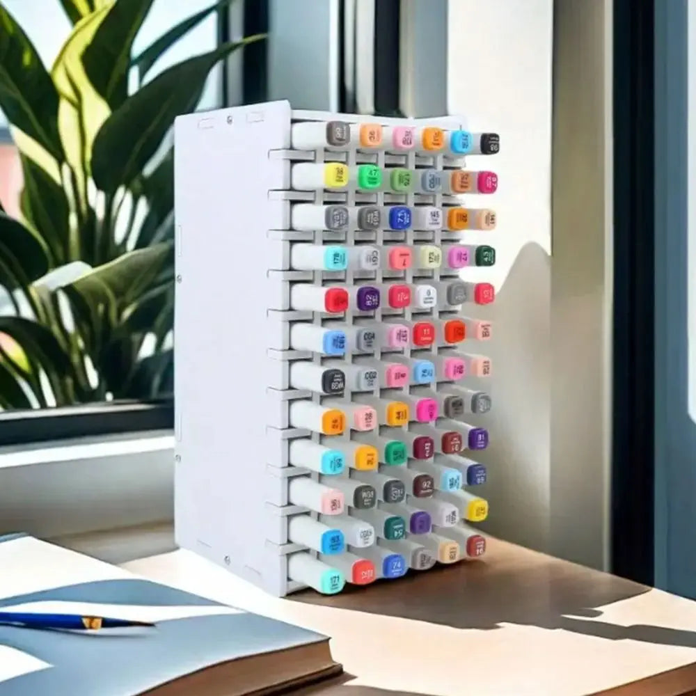 PVC Marker Pen Storage Rack — 72, 120, 180 or 240 Slots