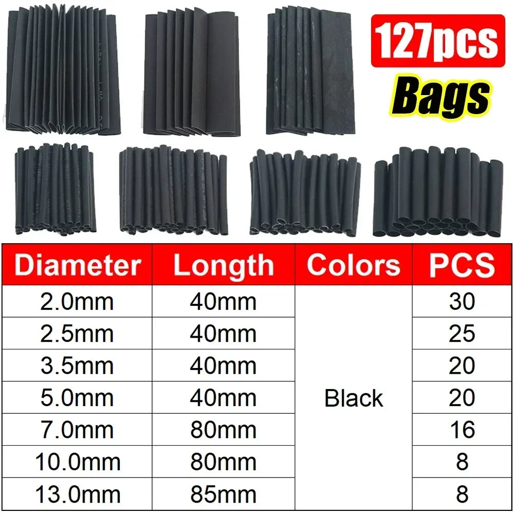 PE Heat Shrink Tube Kit — Flame-Retardant Electrical Cable Insulation