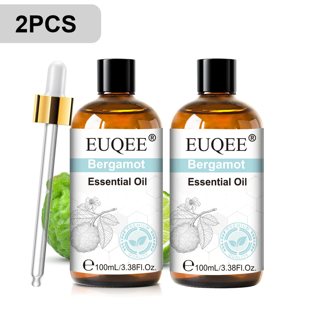 EUQEE 100ml Pure Essential Oil — Vanilla, Lavender, Cinnamon or Lemon — Diffuser & Candle Making