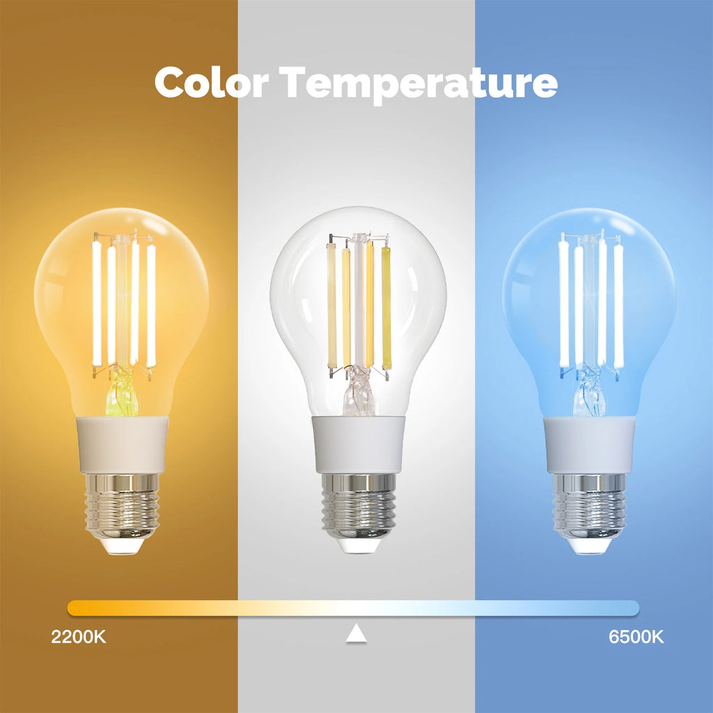 MOES ZigBee Smart Filament Bulb E27 — Tuya App, Alexa & Google Compatible