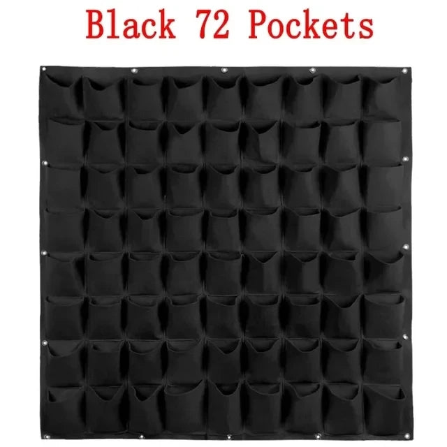 Wall Hanging Pocket Grow Bags – Vertical Garden Felt Planter for Indoor & Outdoor