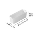 Stackable Plastic Storage Box with Handle — Kitchen, Bathroom & Desktop