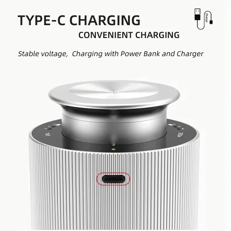 Nebulizing Aroma Diffuser — USB Rechargeable, Waterless Essential Oil Diffuser