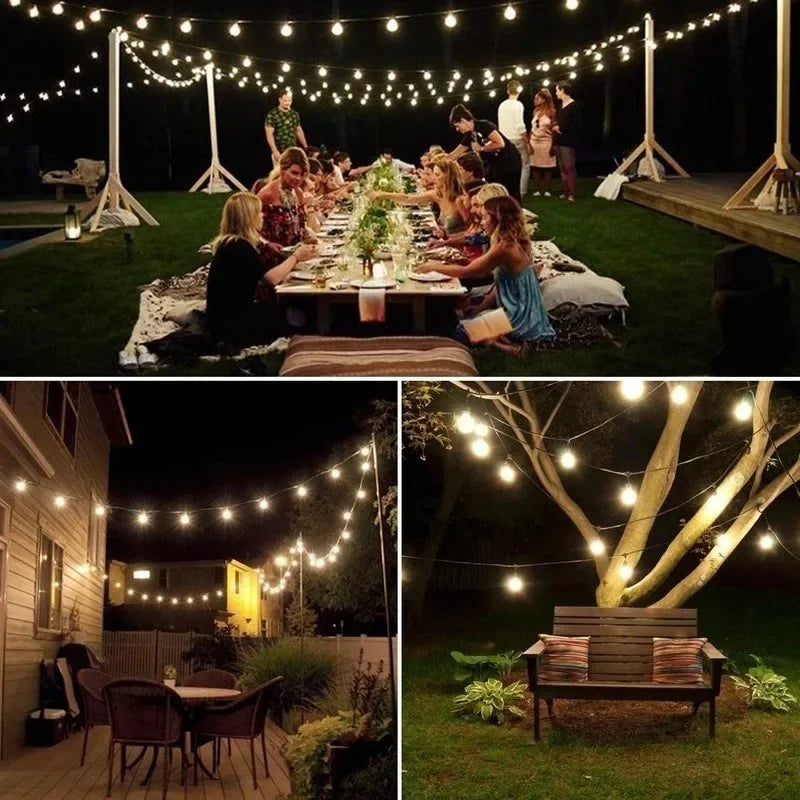 Solar Crystal Globe Fairy Lights — Waterproof, Garden & Party Decor