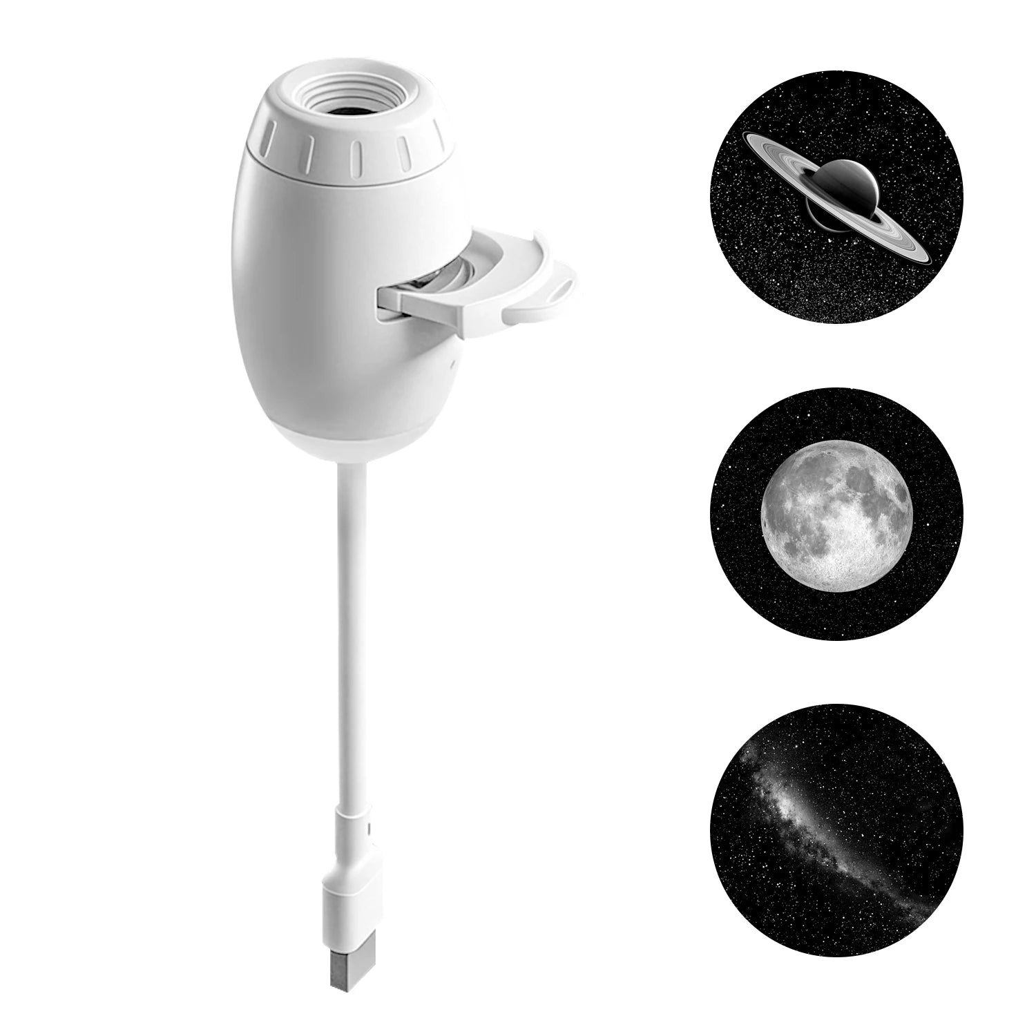 2-in-1 USB Ambient Light — Reading & Atmosphere, Flexible Gooseneck