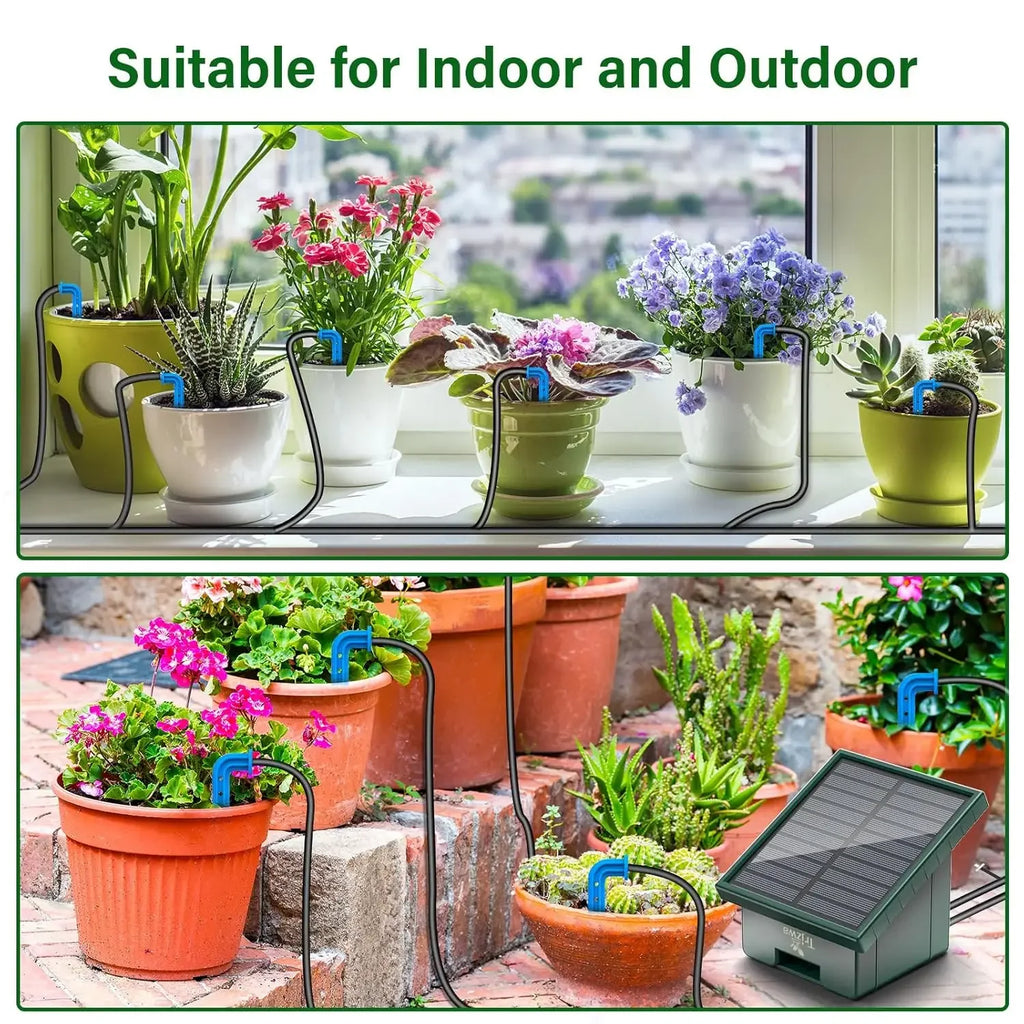 DIY Solar Drip Irrigation Kit – Automatic Garden Watering System for Balcony & Outdoor (Up to 10 Plants)