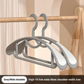 Non-Slip Wide Shoulder Plastic Clothes Hanger