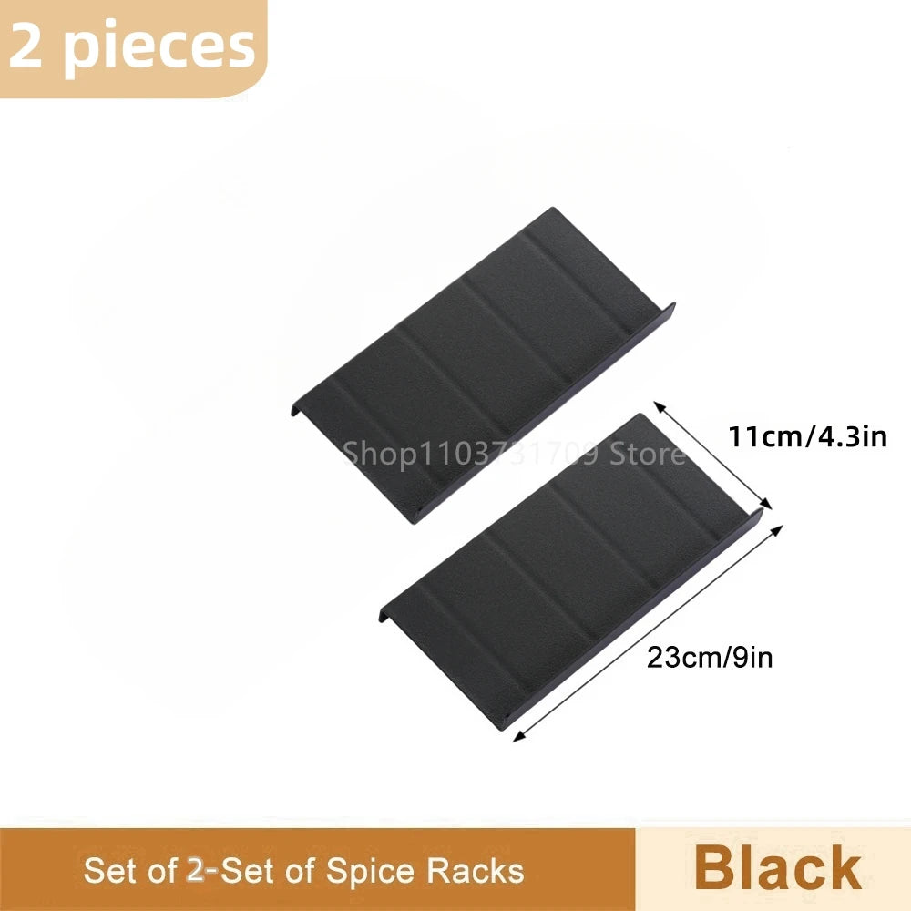 4-Layer Drawer Spice Rack Organizer — Stepped Design, Combinable