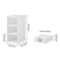 Stackable Dustproof Shoe Cabinet with Doors