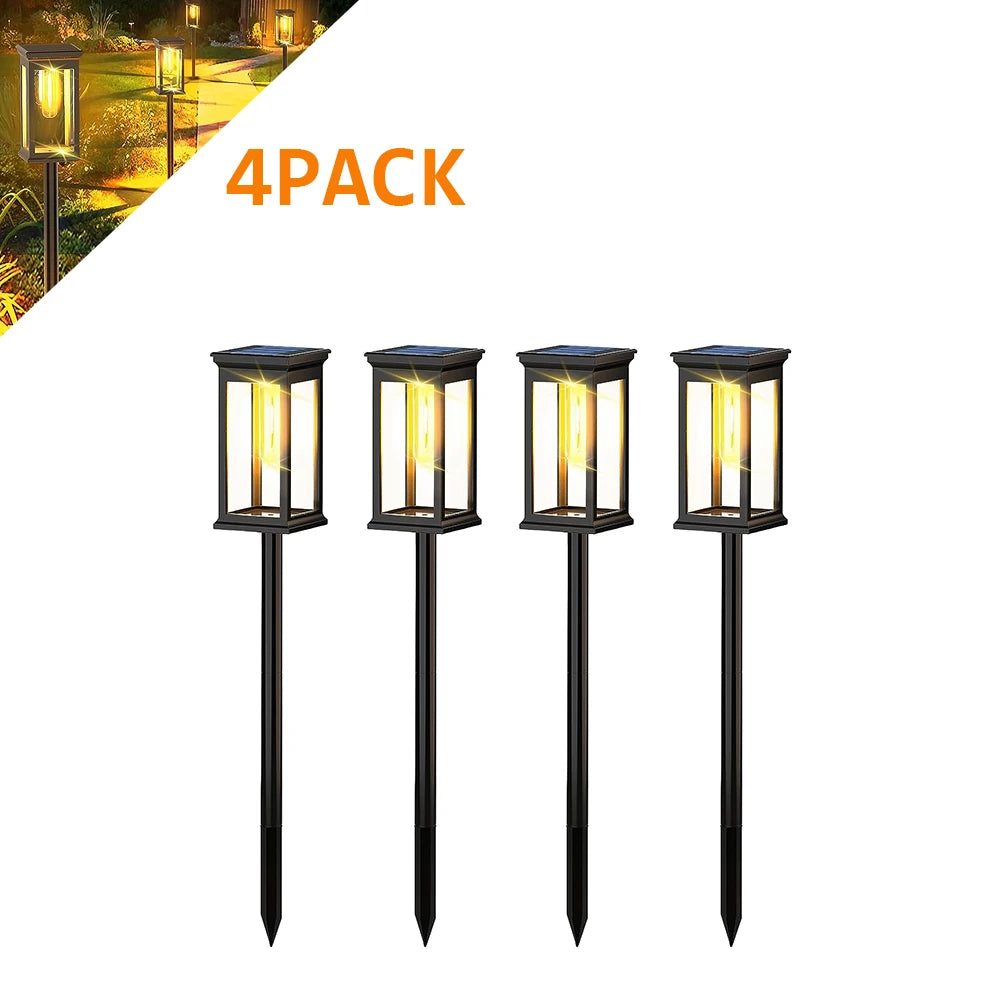 ZTree Solar Pathway Lights – IP65 Outdoor Garden & Lawn Stake Lamps