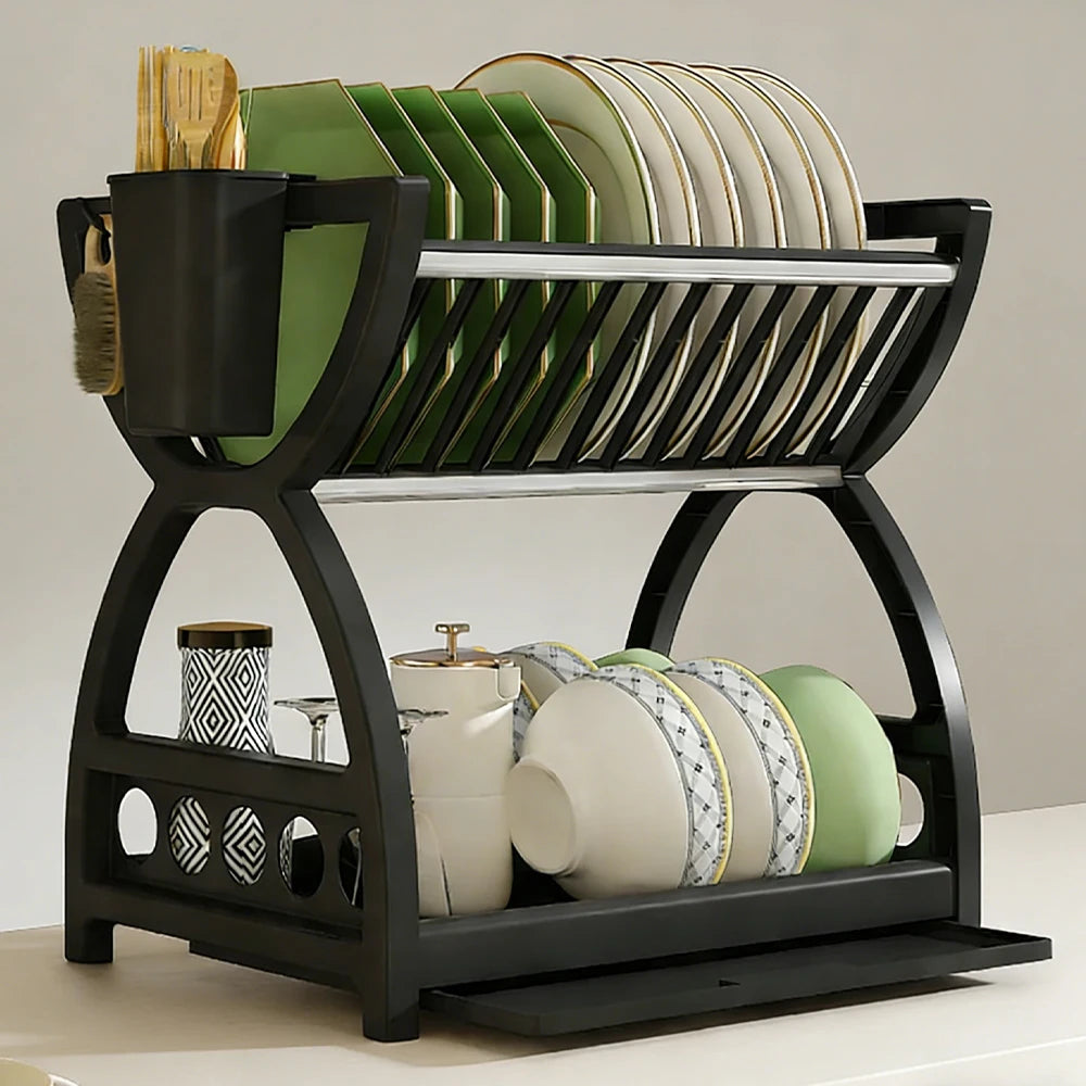 Kitchen Bowl & Chopstick Drain Rack