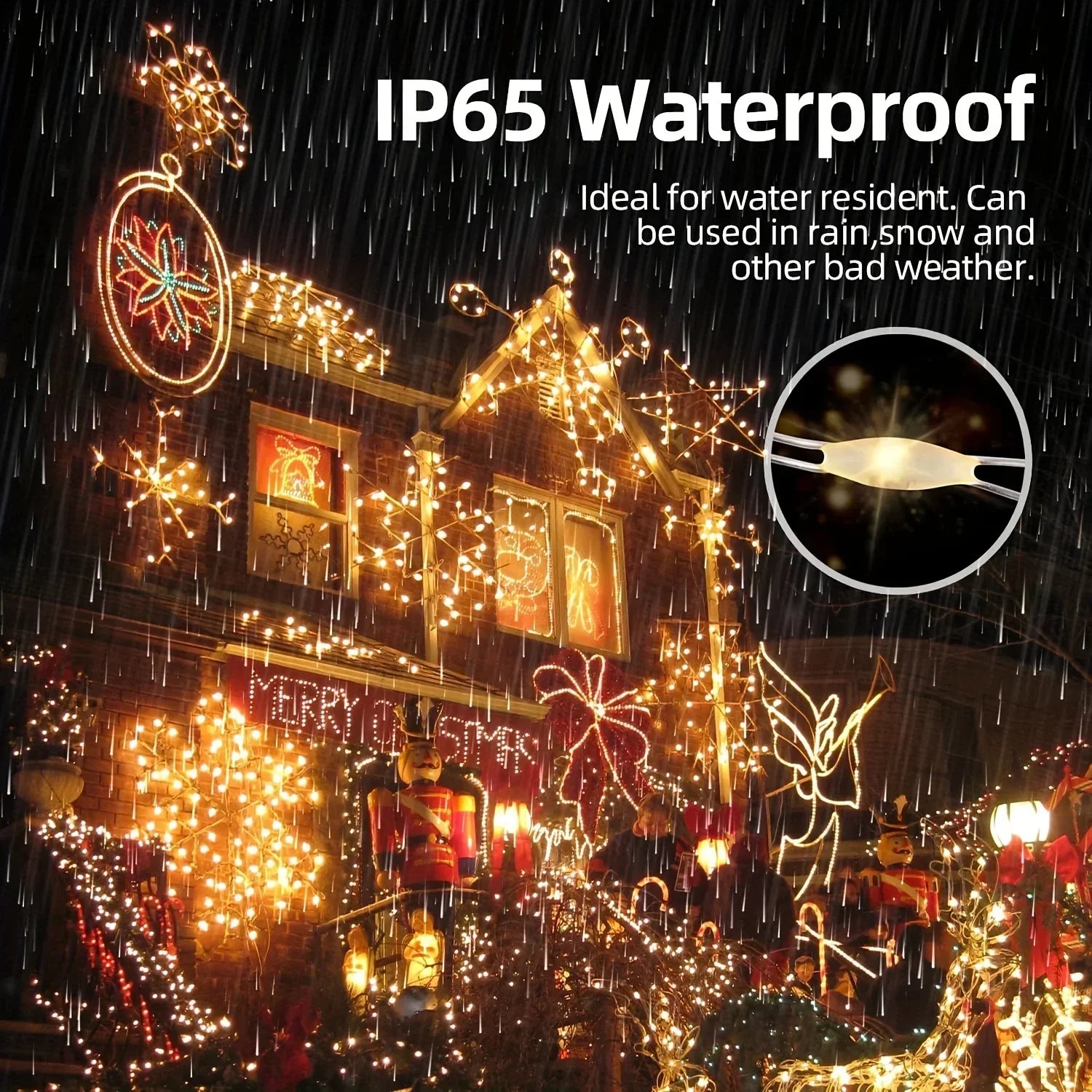 Solar Copper Wire Fairy Lights — 8 Modes, Waterproof, Indoor & Outdoor