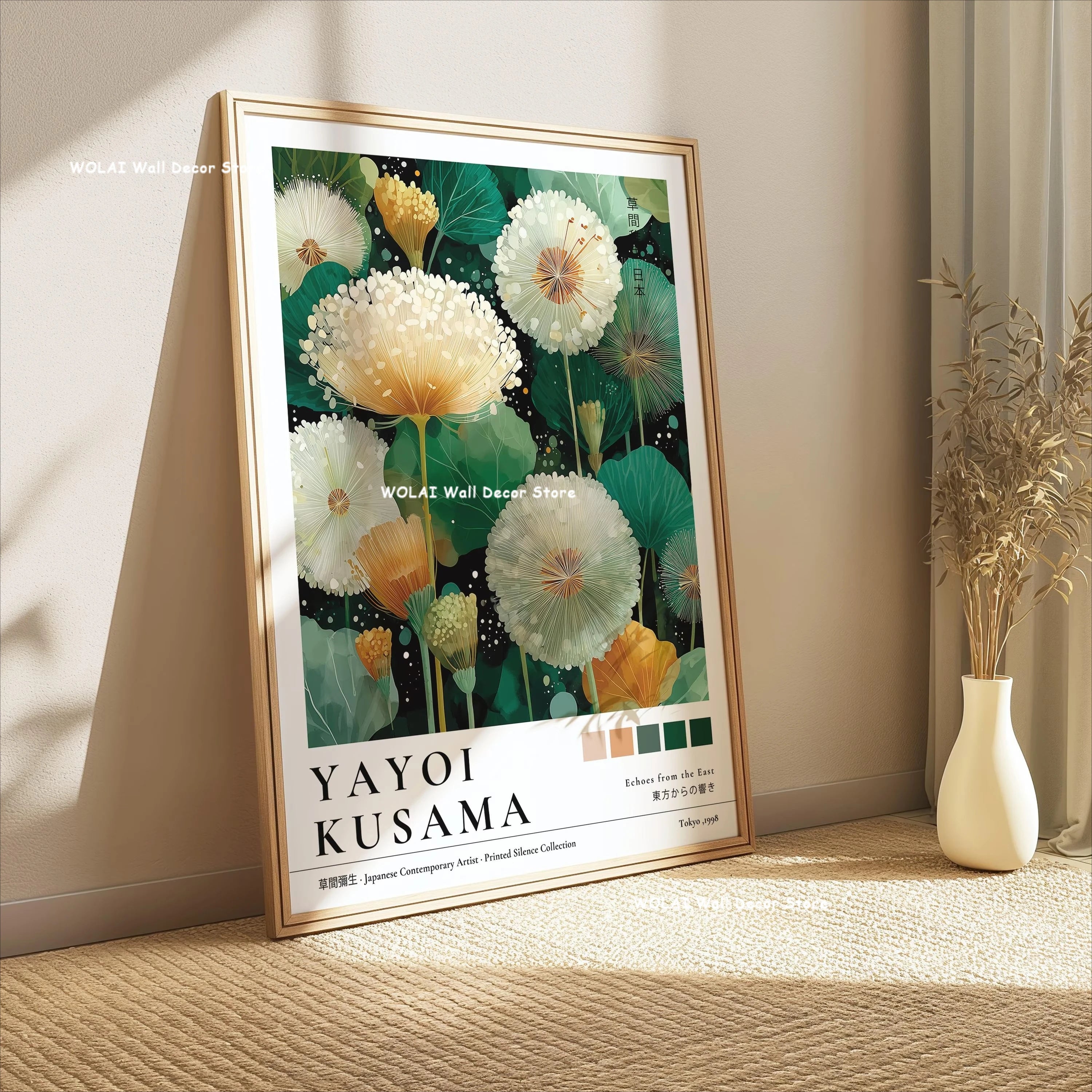 Japanese Wall Art Canvas Prints — Coral Reef, Mushrooms & Mount Fuji, Set of 1 or 3