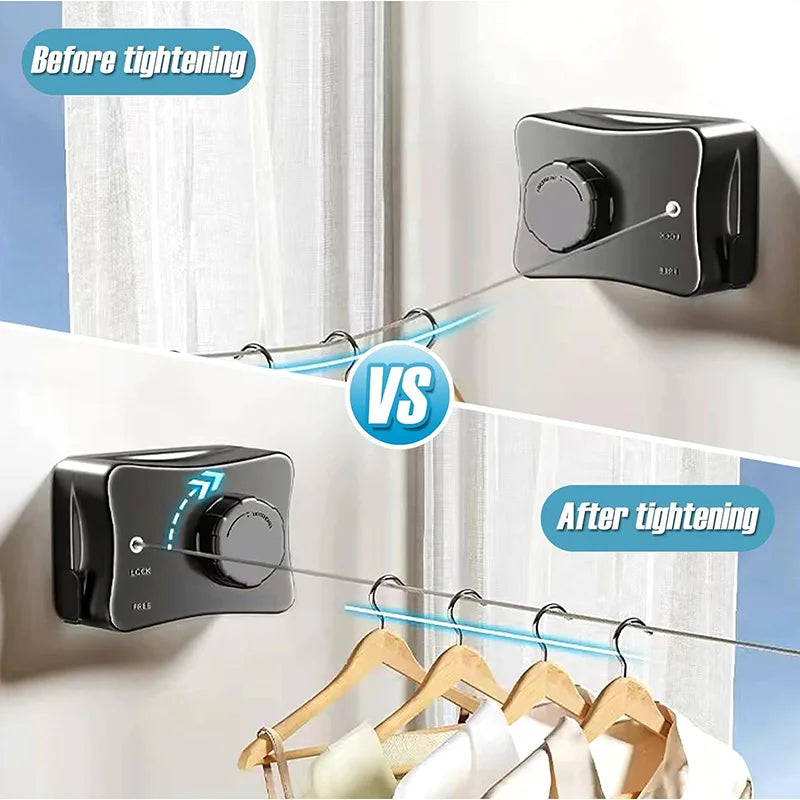 Retractable Clothesline Wall Mount
