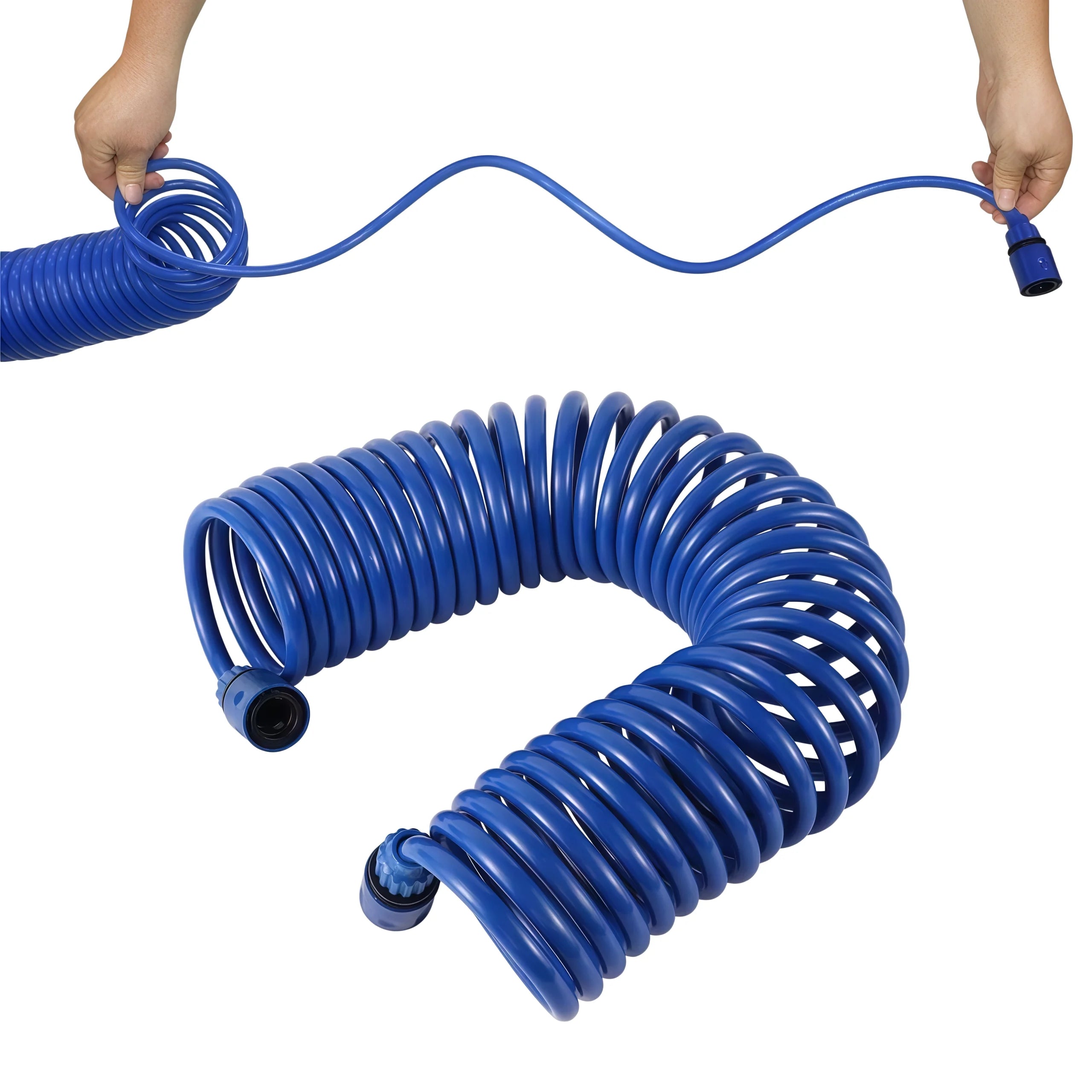 Expandable Retractable EVA Garden Hose – Curly Magic Pipe for Car Wash & Lawn Watering (10/15 m)