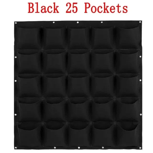 Wall Hanging Pocket Grow Bags – Vertical Garden Felt Planter for Indoor & Outdoor