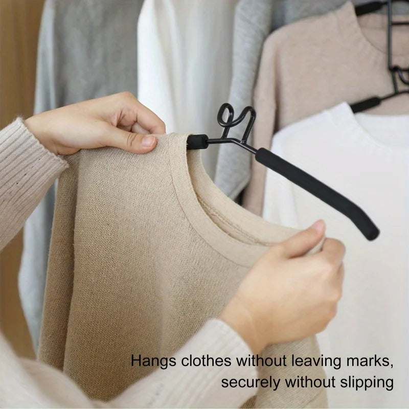 Multi-Layer Space-Saving Metal Clothes Hanger