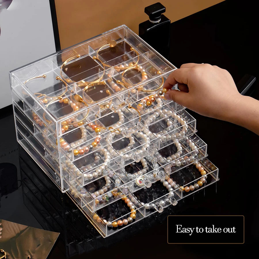 30-Grid Stackable Earring & Bracelet Case