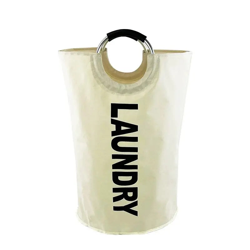 Extra-Large Waterproof Laundry Basket with Padded Handles