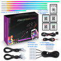 RGB Car Ambient Light Kit — Bluetooth, App Control, 64 Colours