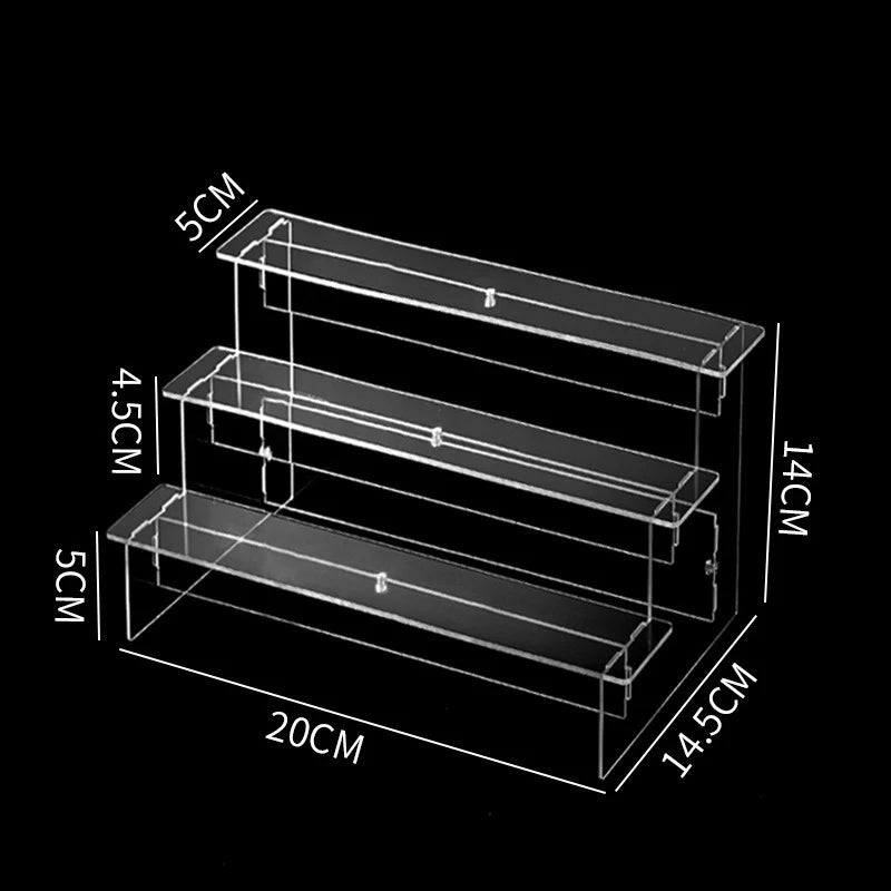 Multilayer Acrylic Display Stand with Removable Shelves