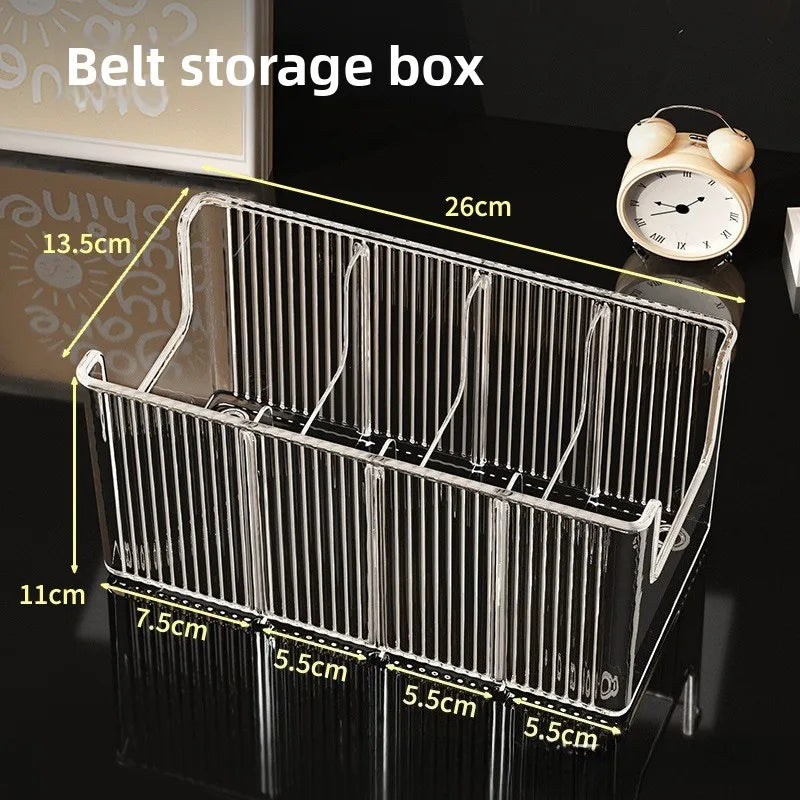 5-Grid Belt & Tie Organizer Box