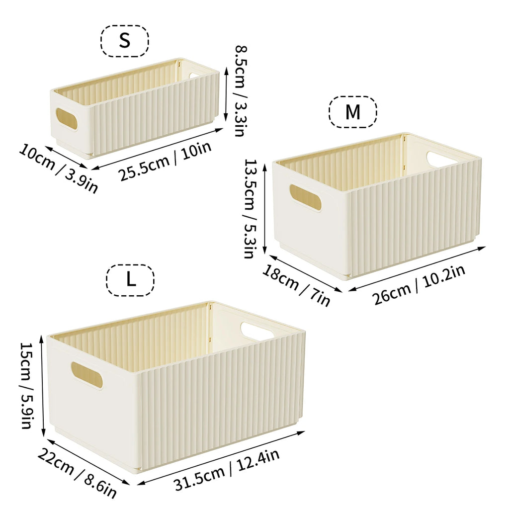 WORTHBUY Folding Fridge Storage Box — Pull-Out, Fruit & Vegetable Organizer
