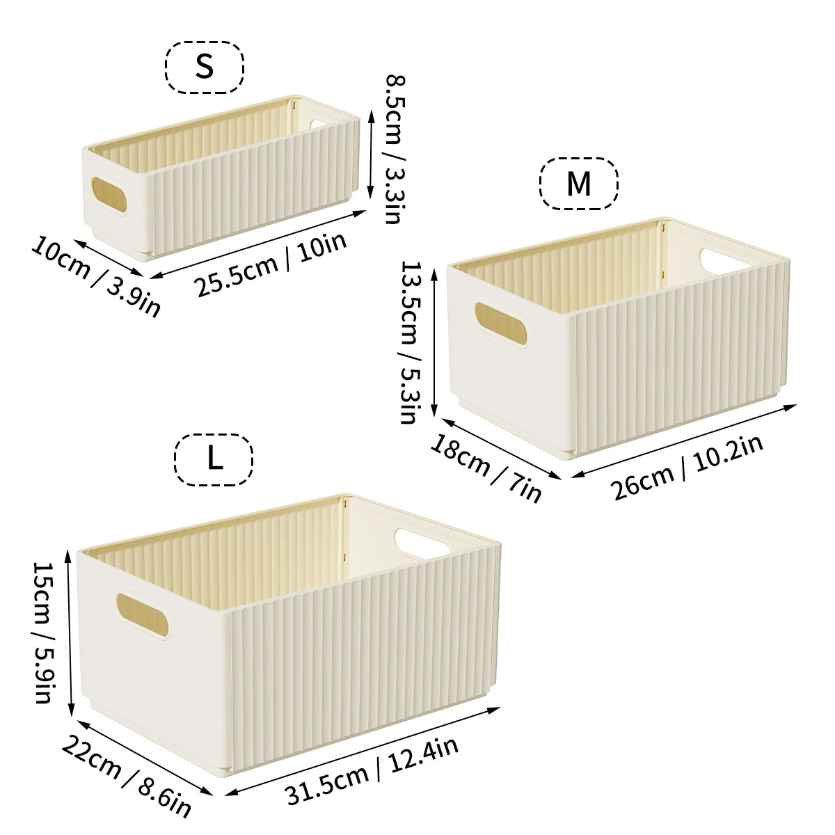 WORTHBUY Folding Fridge Storage Box — Pull-Out, Fruit & Vegetable Organizer