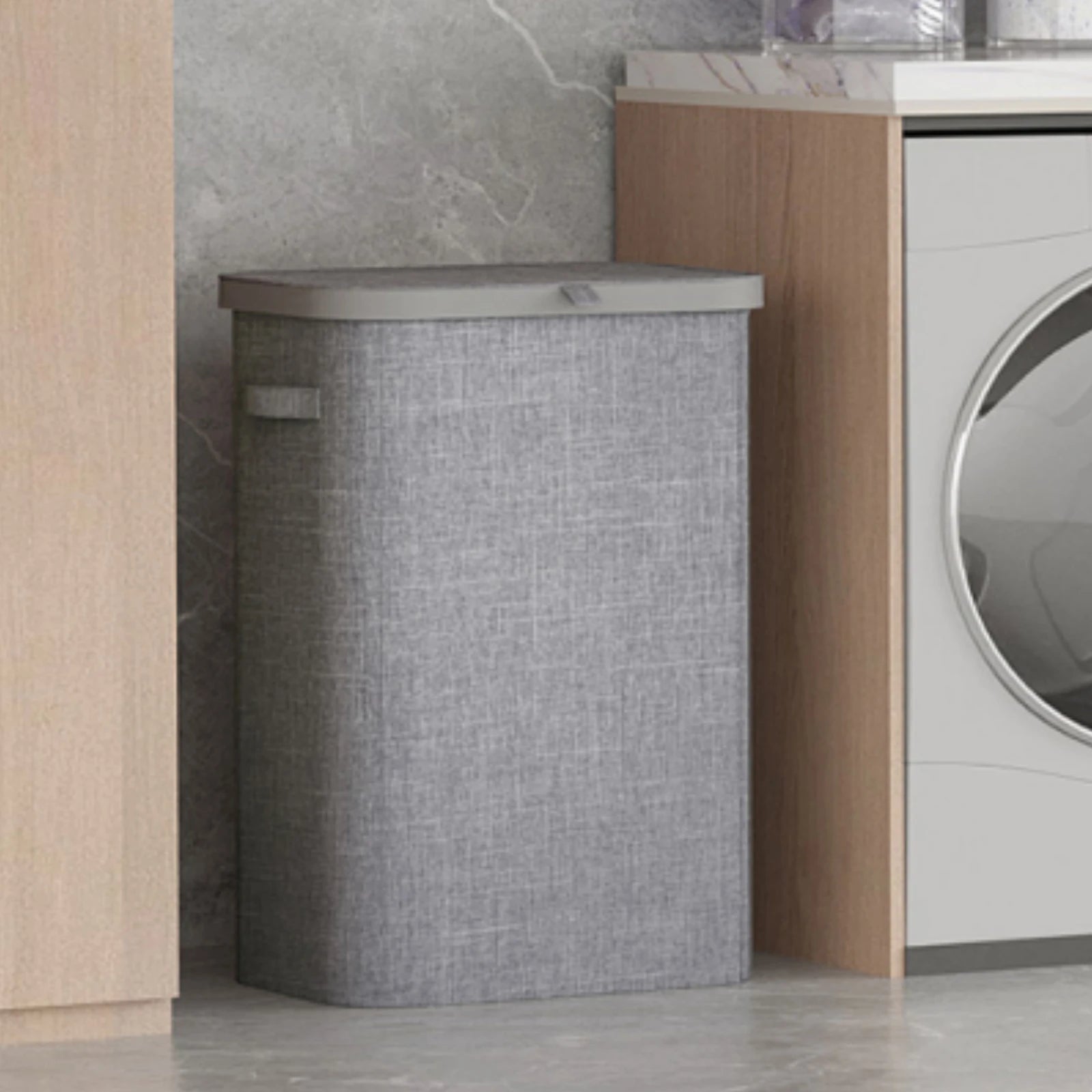 85L Laundry Hamper with Handles & Removable Inner Bag