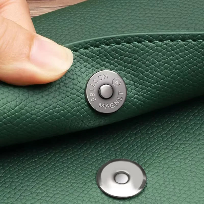PU Leather File Bag — Waterproof Document Organizer, A4 & A5