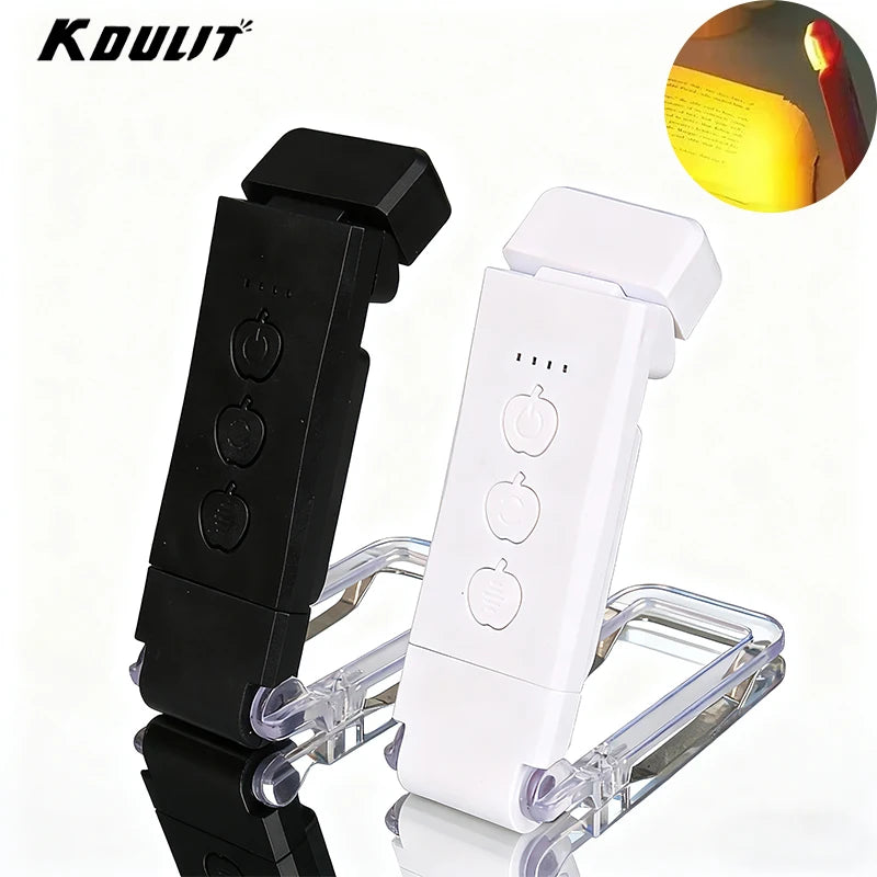 Rechargeable Clip-On Book Light — Eye-Care, 3 Colour Modes