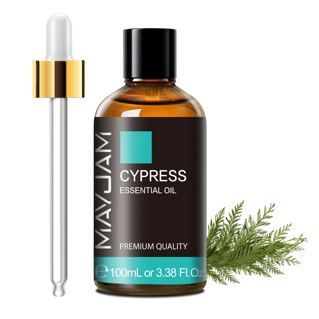 MAYJAM 100ml Pure Plant Essential Oil — Mint, Bergamot, Patchouli, Lemongrass & More