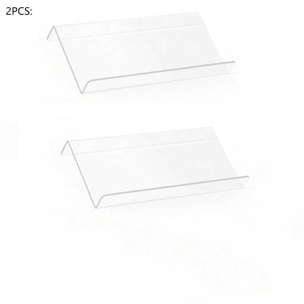 Acrylic Spice Drawer Organizer Tray — Slanted, Expandable, Clear or Black